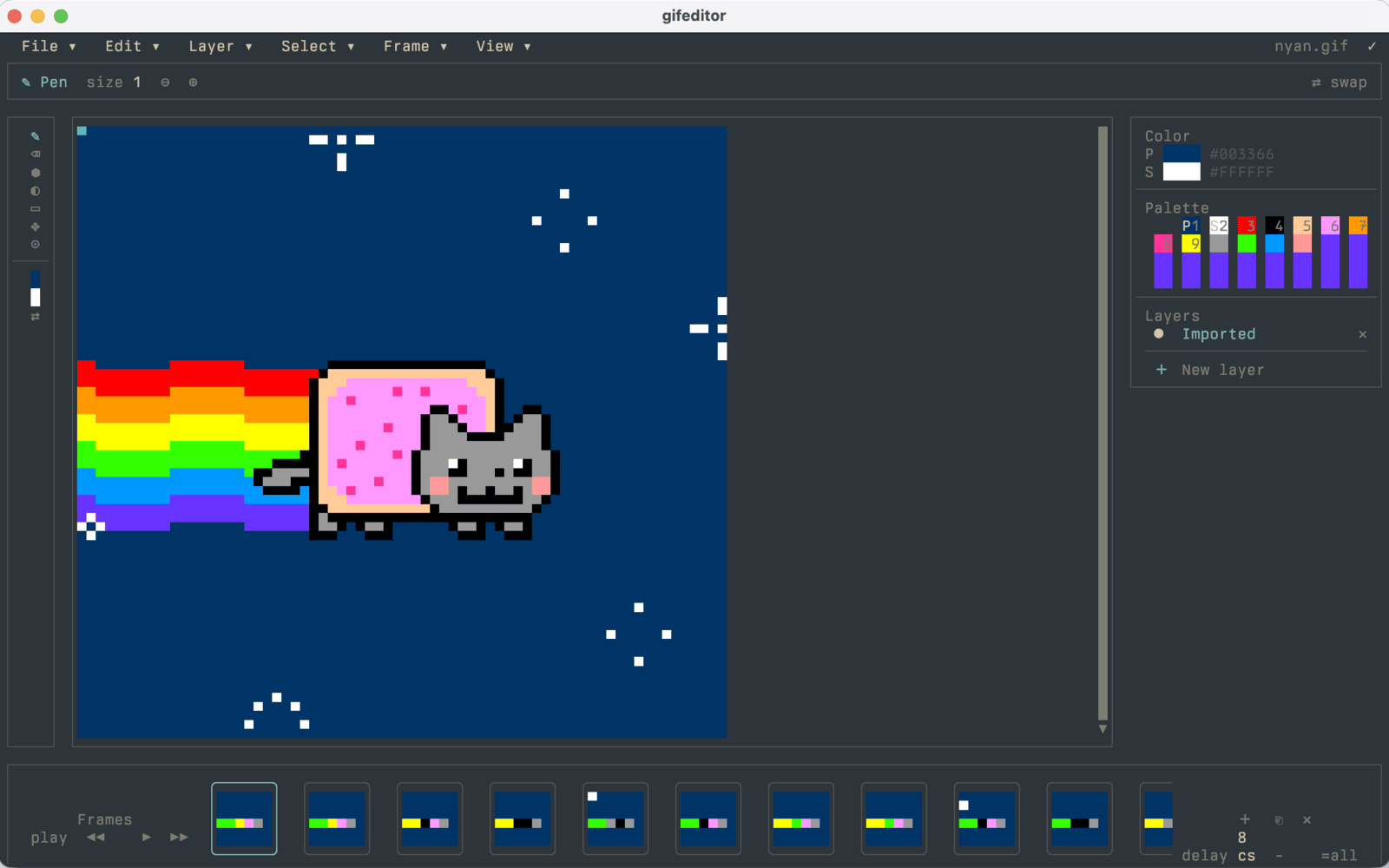 GIF Editor screenshot